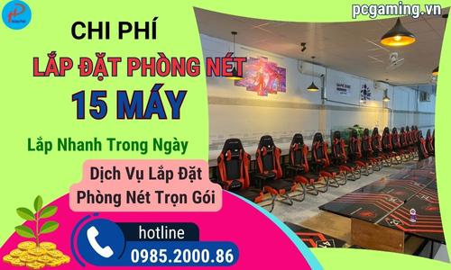 Chi Phí Lắp Đặt Phòng Nét 15 Máy Trọn Gói Bàn Ghế và Hệ Thống Bootrom