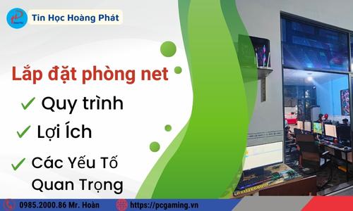Lắp đặt phòng net – Quy trình, lợi ích và các yếu tố quan trọng.
