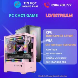 Cấu Hình : I3 12100F | 16G RAM | NVME 256G | GTX 1660 SUPER