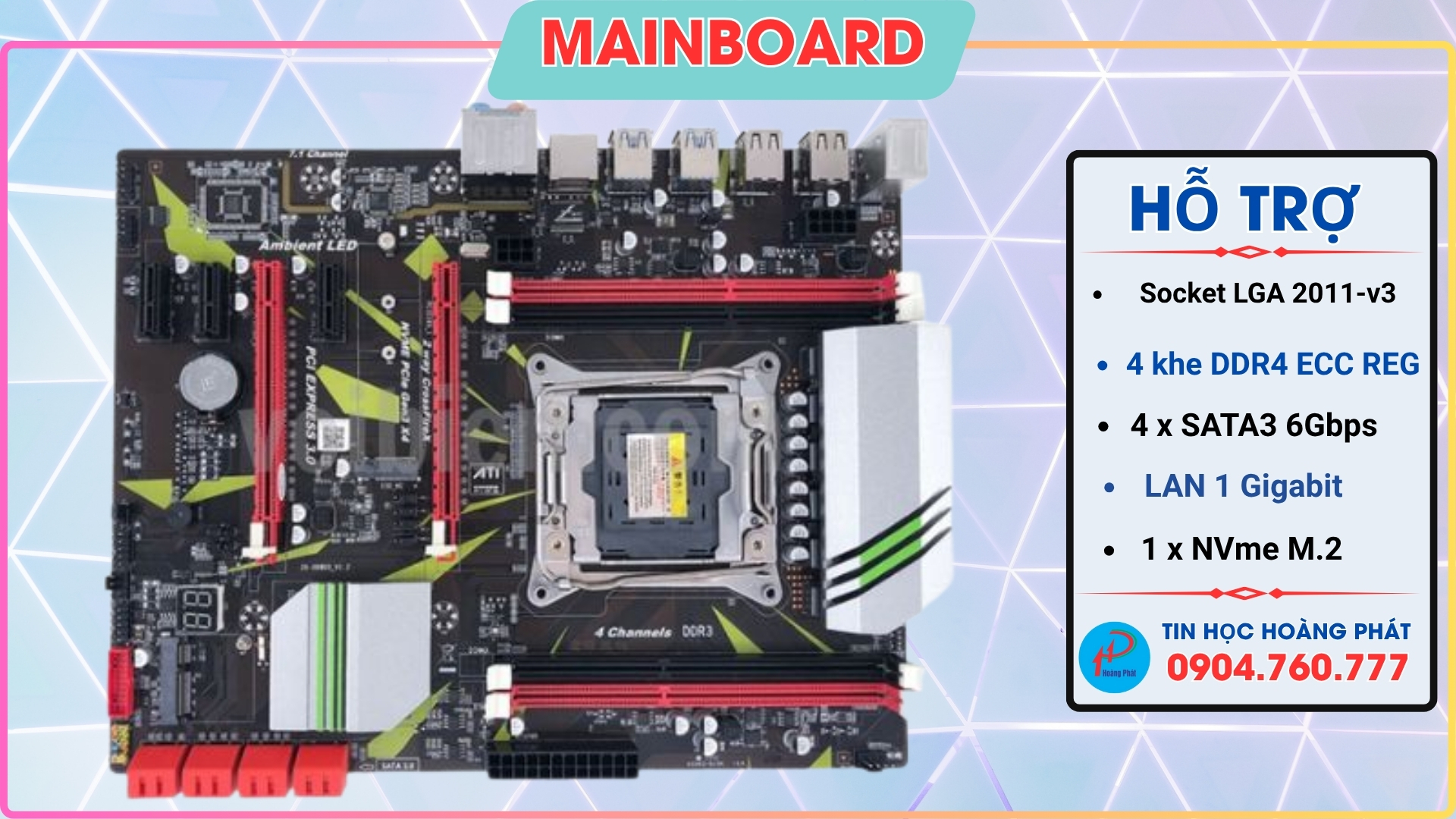 Mainboard X99E DDR4 2 1