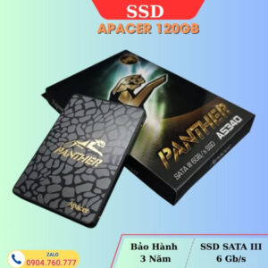 SSD Apacer 120GB AS340 SATAIII – Giải Pháp Lưu Trữ Tốc Độ Cao, Giá Tốt Cho Máy Tính Văn Phòng & Học Tập