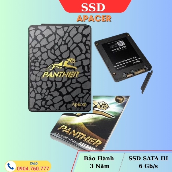 SSD Apacer 240GB AS340 SATAIII – Tăng Tốc Máy Tính Với Hiệu Suất