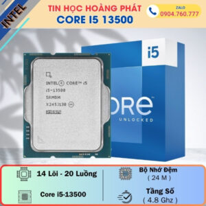 CPU Intel Core i5 13500 – Sức mạnh vượt trội cho PC chơi game và đồ họa chuyên nghiệp