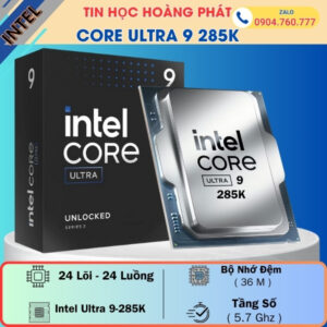 CPU Intel Core Ultra 9 285K Tray – Sức mạnh “cỗ máy hybrid” tối thượng cho PC chơi game & đồ họa