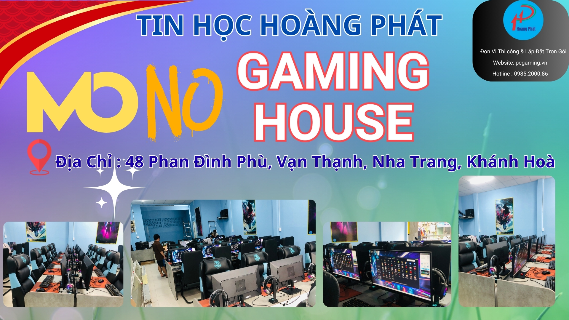 Lắp Đặt Phòng Net Nha Trang MONO – Gaming House