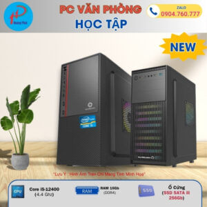 PCGAMING - PC gaming, pc văn phòng,PC Học Tập 101 PC Văn Phòng core i5 12400 – Sức Mạnh Vượt Chuẩn, Làm Việc Đỉnh Cao Năm 2025–2026