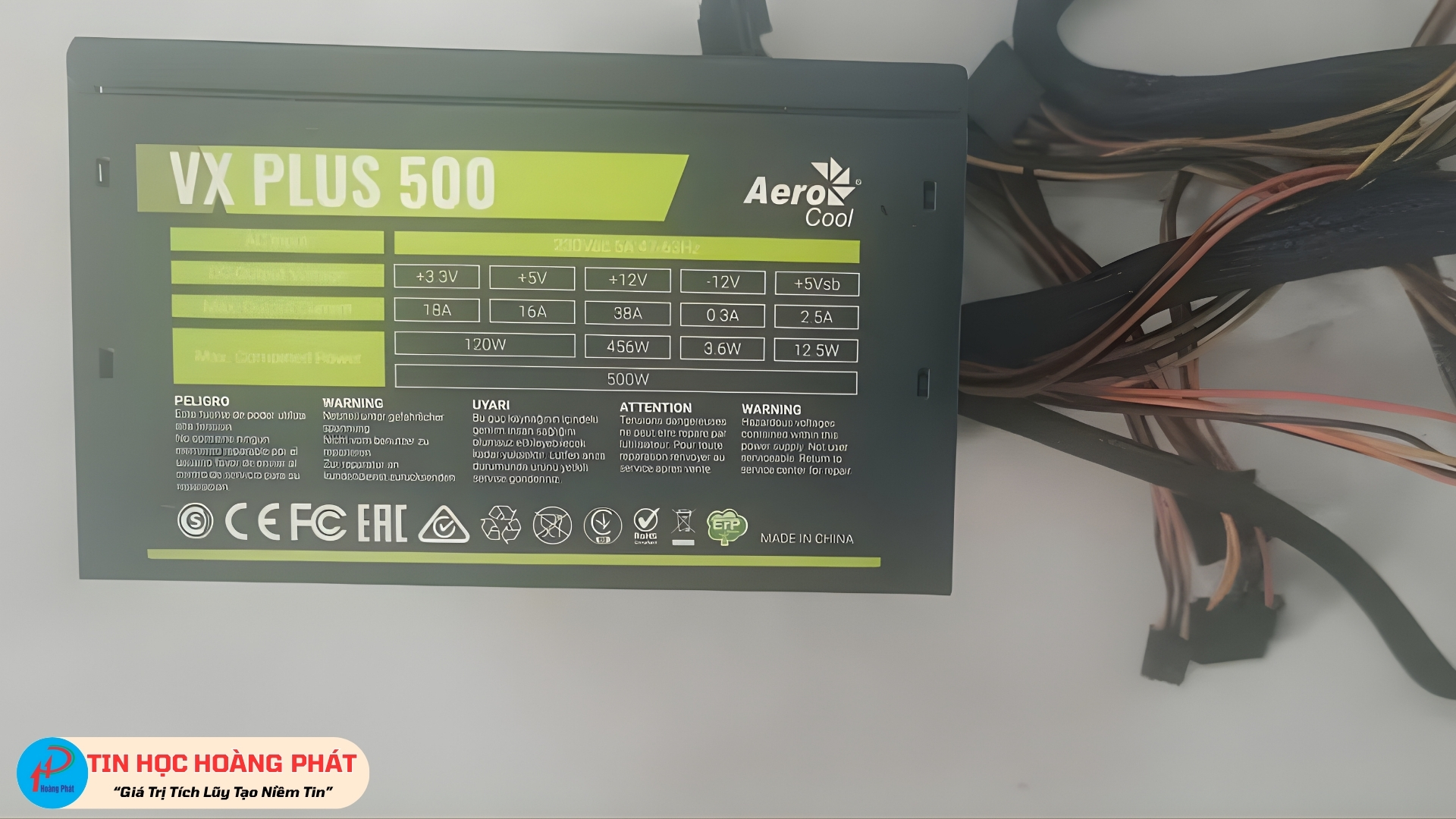 Nguồn AERO VX Plus 500 (QSD) Công Suất Thực 6 nguon 500 3