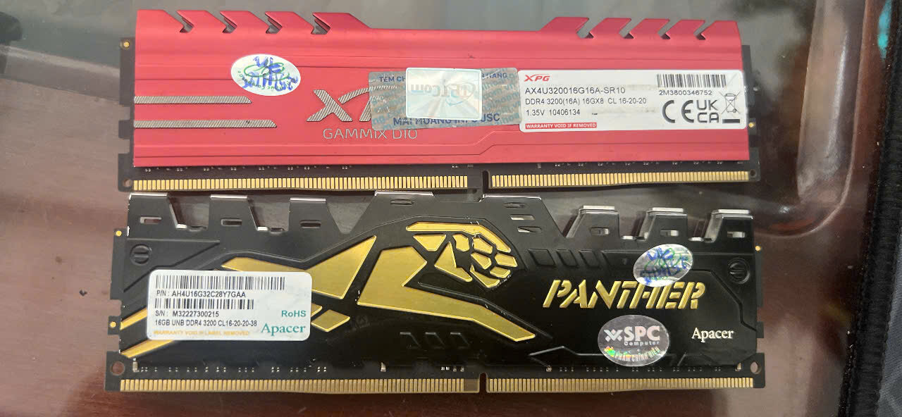 Ram PC 16GB apacer DDR4 3200MHz Tản Nhiệt