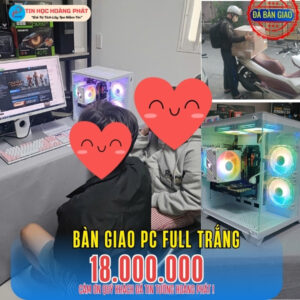Hoàn Thành Bàn Giao PC Full Trắng (Edit | Livestream | Gaming )