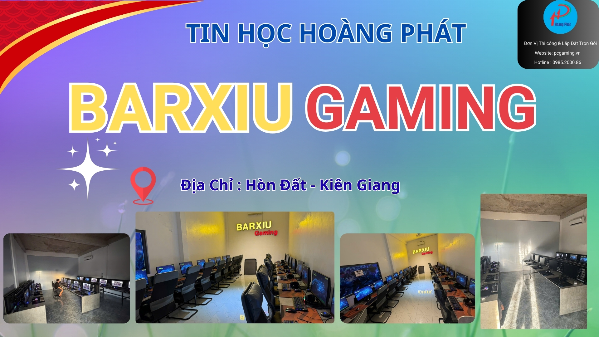 Lắp Đặt Phòng Net Trọn Gói Tại Kiên Giang – Phòng Net Barxiu Gaming Kiên Giang