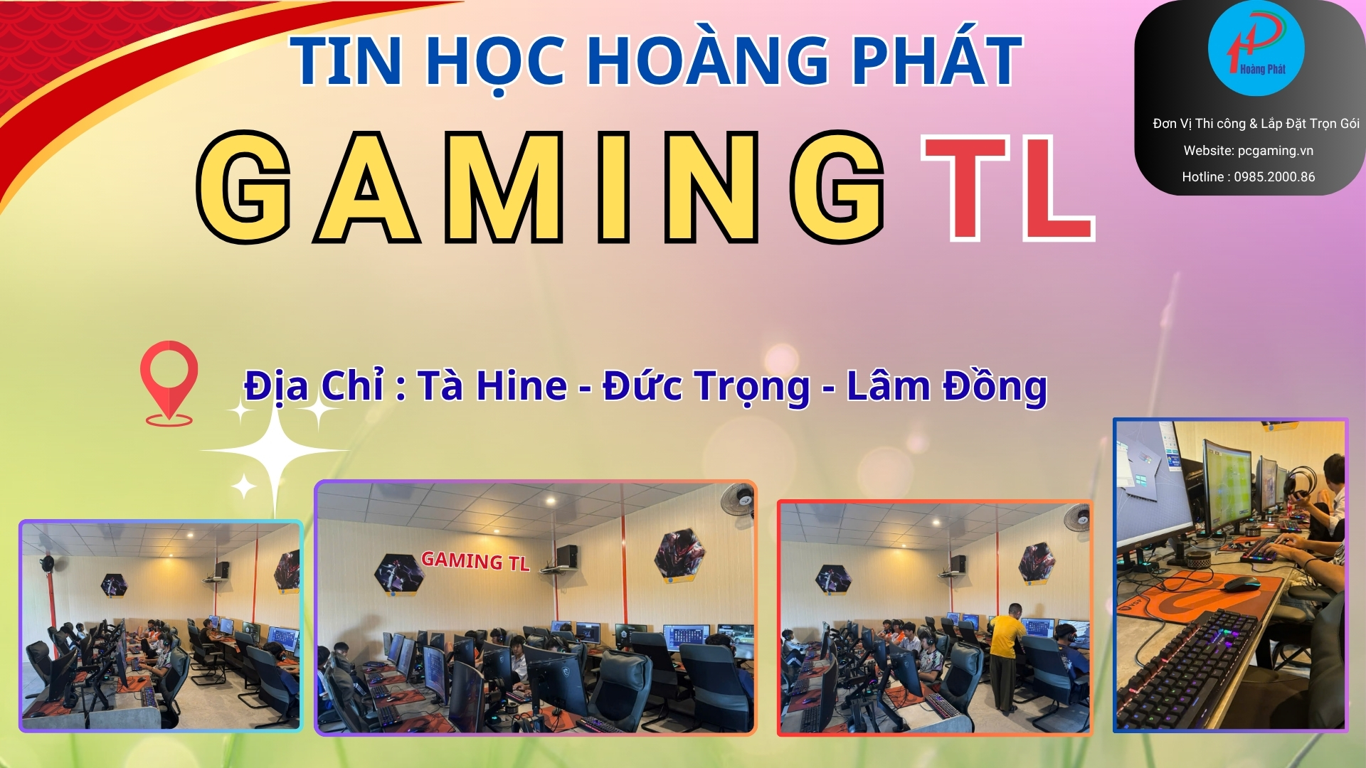 Lắp Đặt Phòng Net Trọn Gói Lâm Đồng: Cận Cảnh Siêu Phẩm 2026 “Gaming TL” Tại Đức Trọng