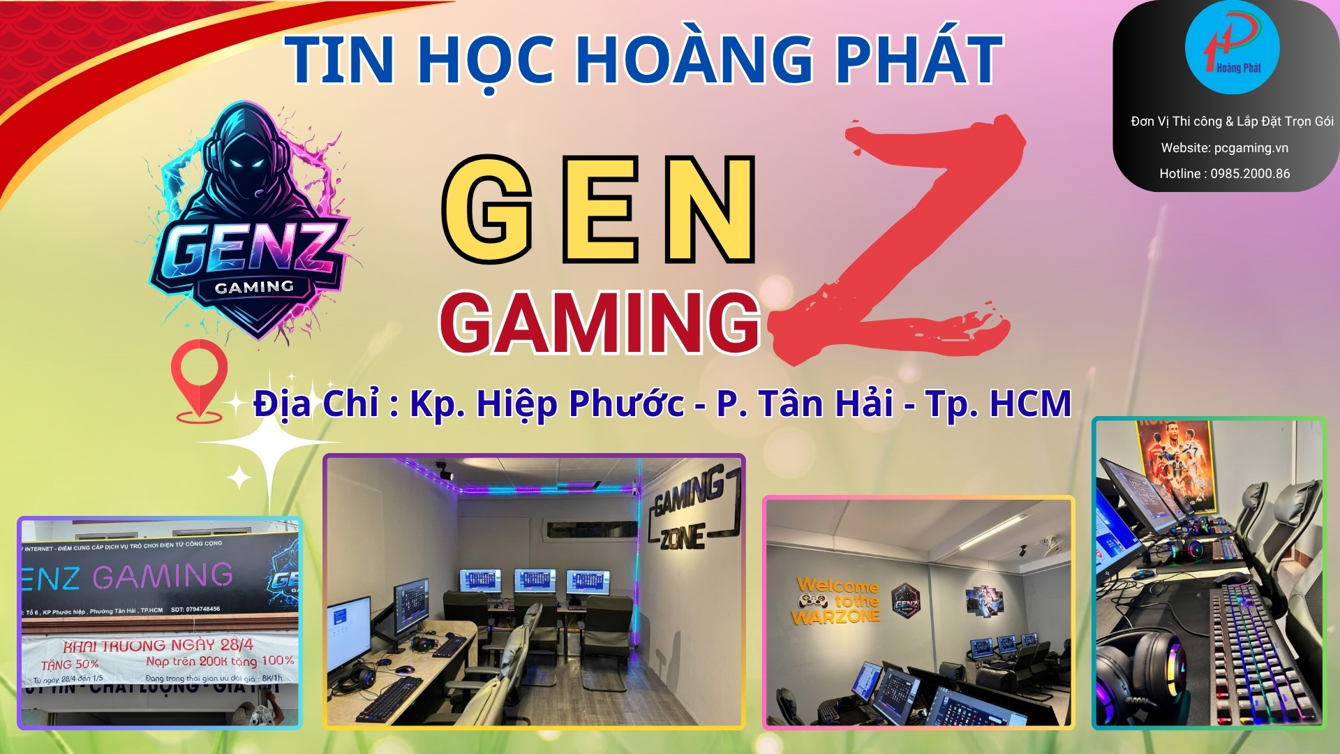 Giải Mã Sức Hút Của GenZ Gaming Tân Hải: Bản Giao Hưởng Công Nghệ Từ Tin Học Hoàng Phát