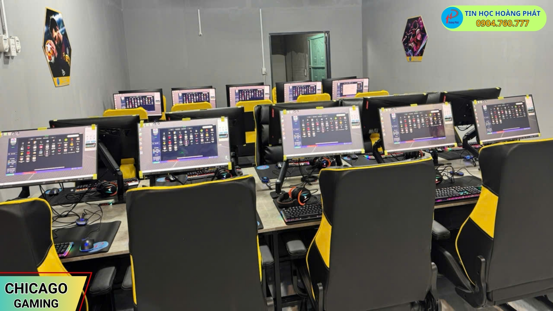 Dự Án Chicago Gaming: Đỉnh Cao Trải Nghiệm Từ Dịch Vụ Lắp Đặt Phòng Net Trọn Gói Tại Tây Ninh 4 Chicago gaming 4