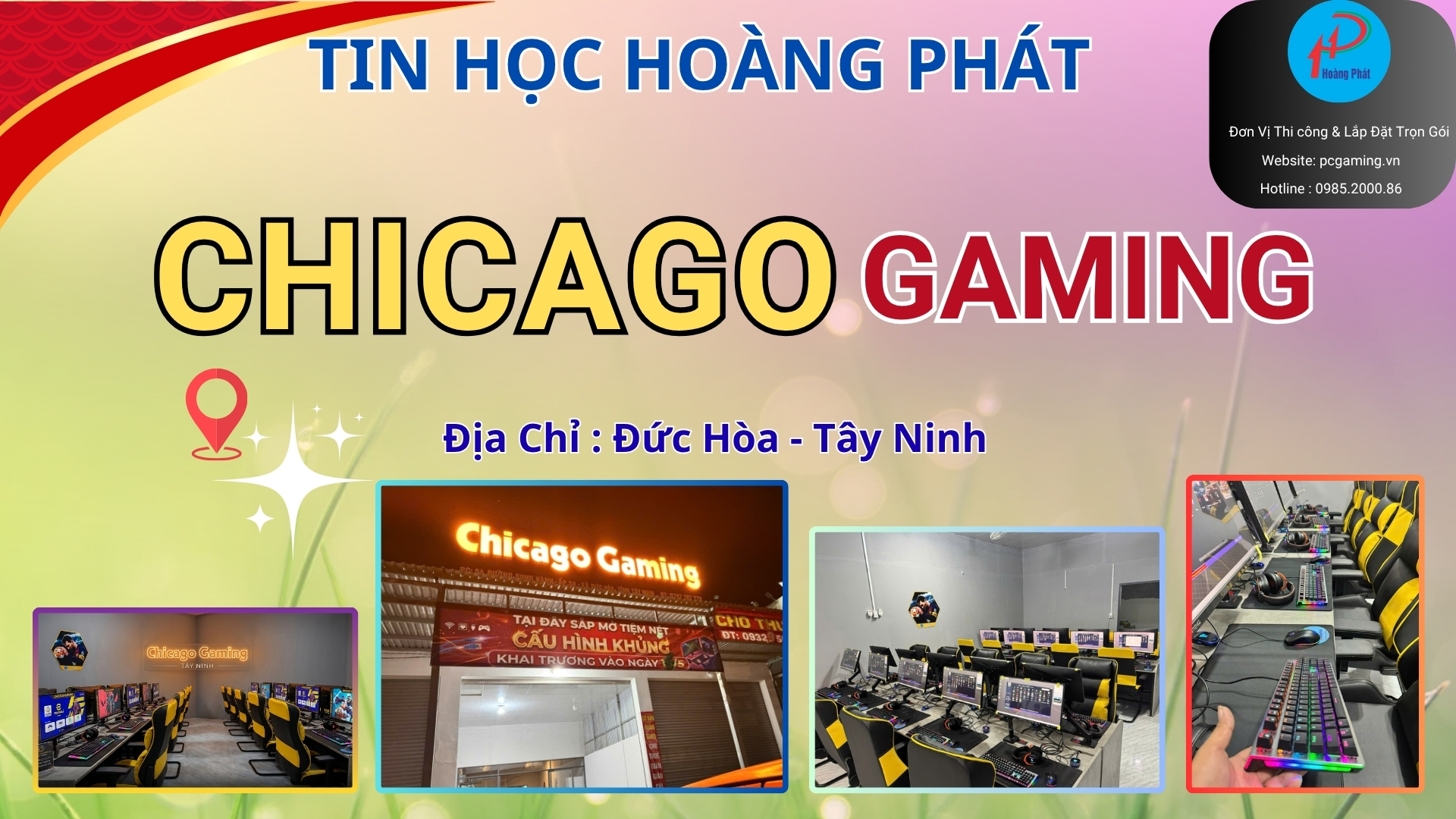 Dự Án Chicago Gaming: Đỉnh Cao Trải Nghiệm Từ Dịch Vụ Lắp Đặt Phòng Net Trọn Gói Tại Tây Ninh