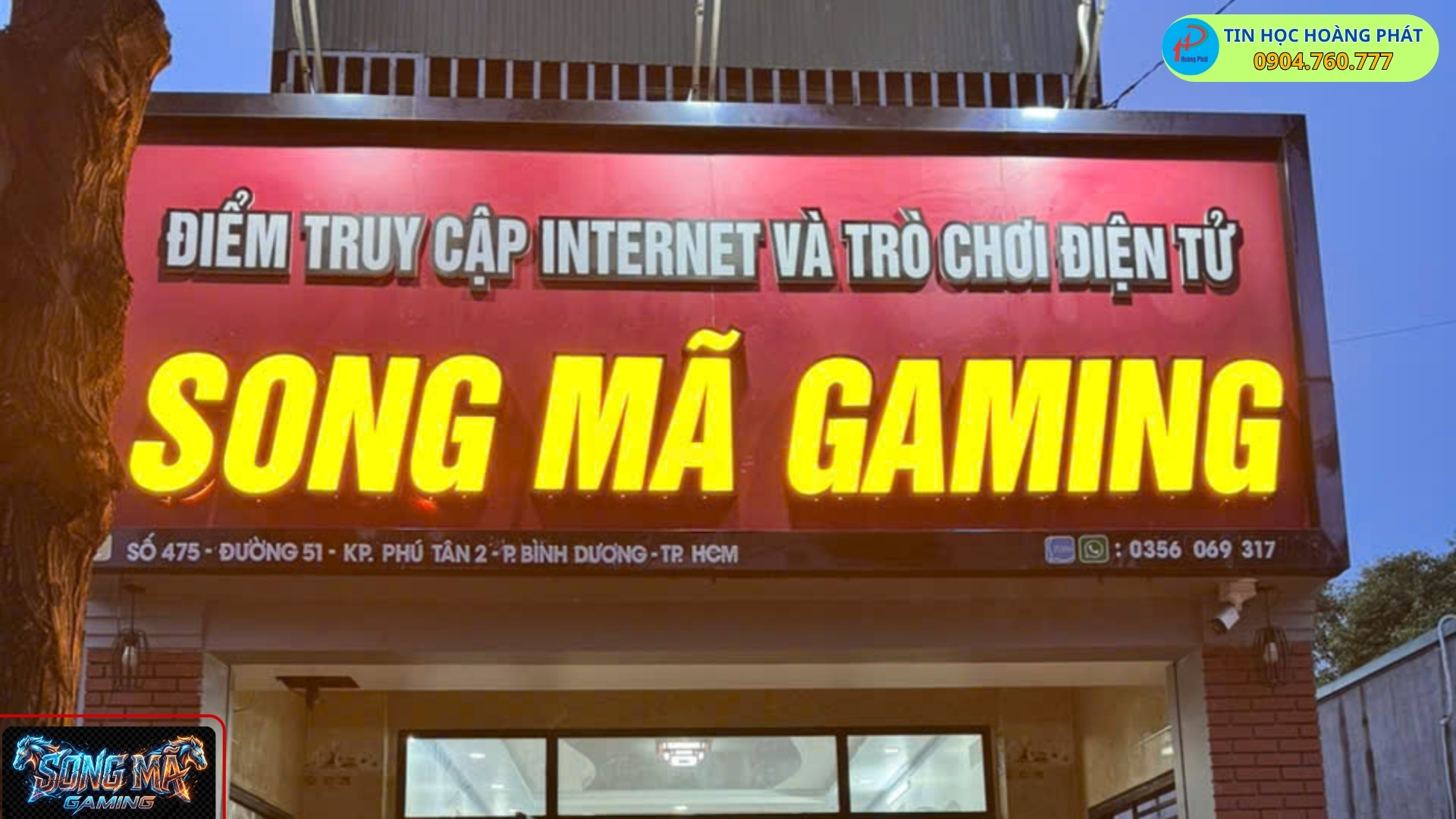 lắp đặt phòng net Bình Dương : Song Mã Gaming