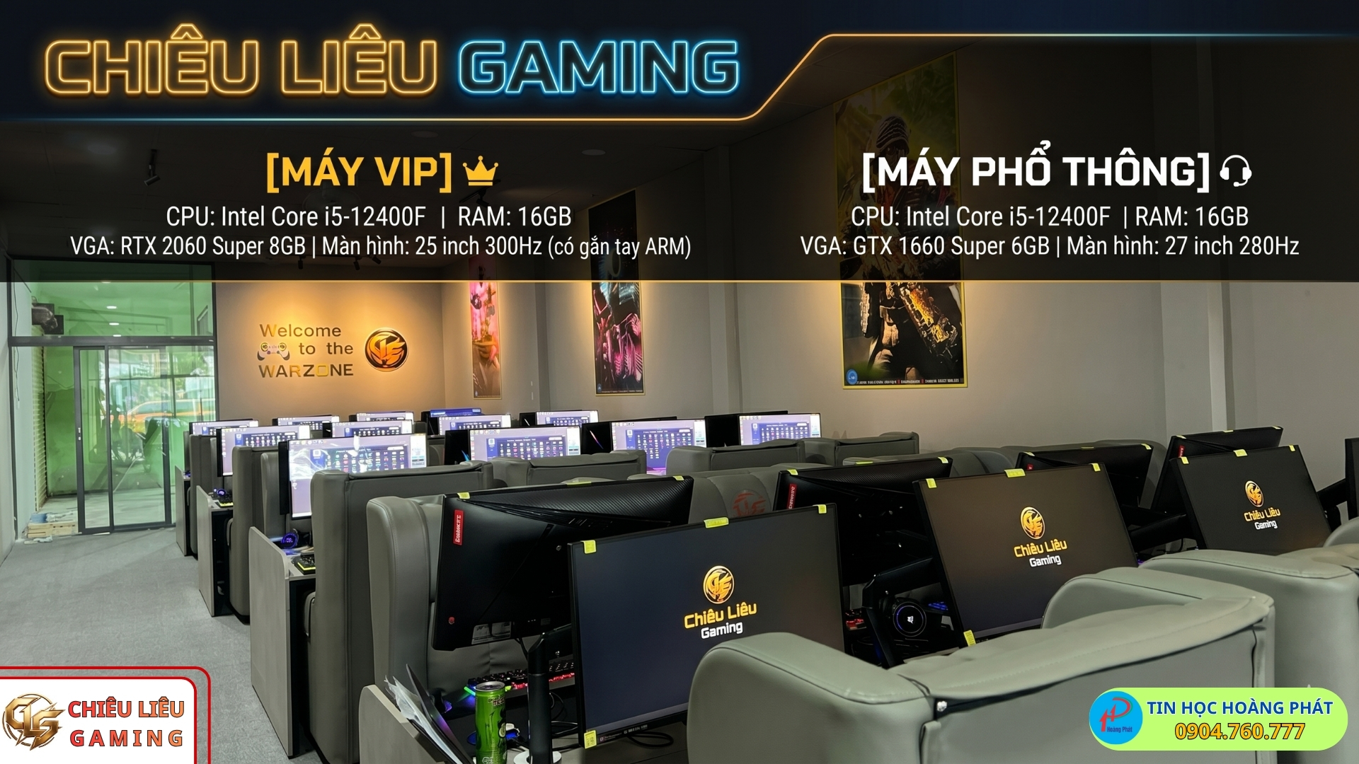 Chiêu Liêu Gaming – Chuẩn Mực Lắp Đặt Phòng Net Bình Dương