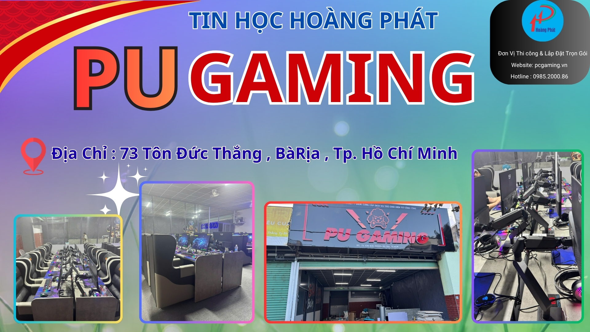 PU Gaming : Thánh Địa Game Thủ Tại Bà Rịa- Tp. HCM – Với Màn hình 27inch 180Hz
