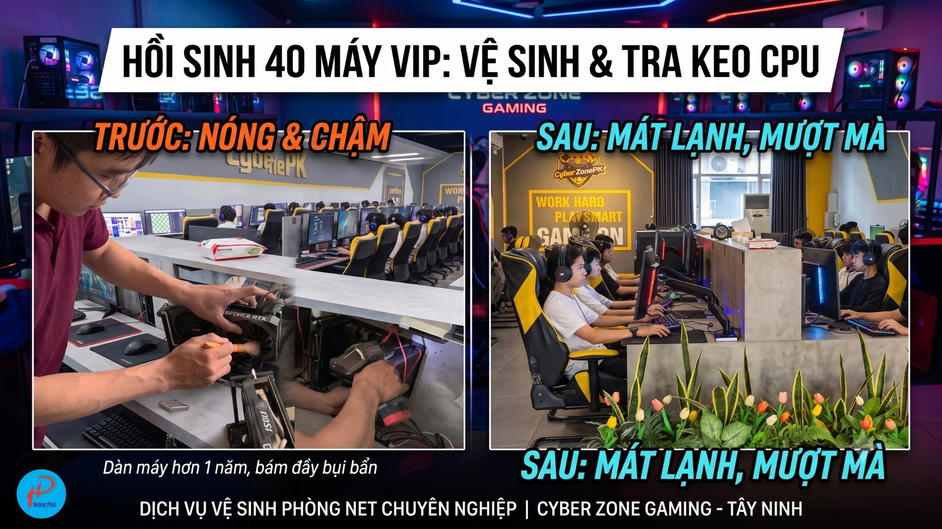 Vệ Sinh Phòng Net Trọn Gói Tại Tây Ninh